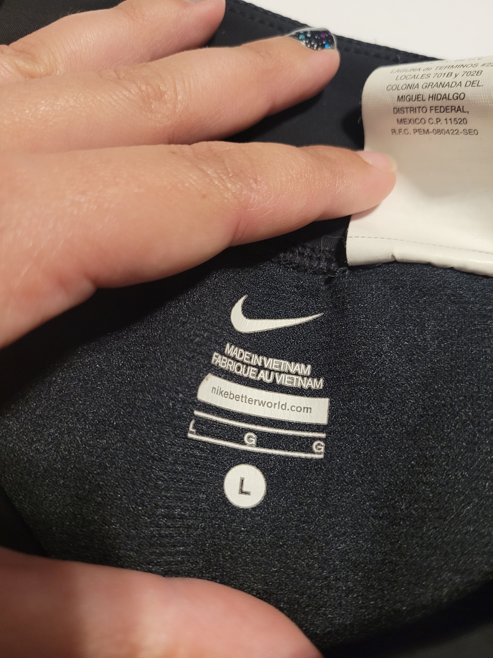 Nike Black Women's Athletic Shorts - Picture 2 of 4